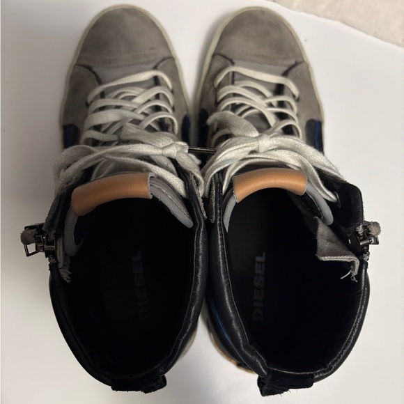 Diesel D-Velows Zipper High-Top Sneakers - Picture 13 of 14